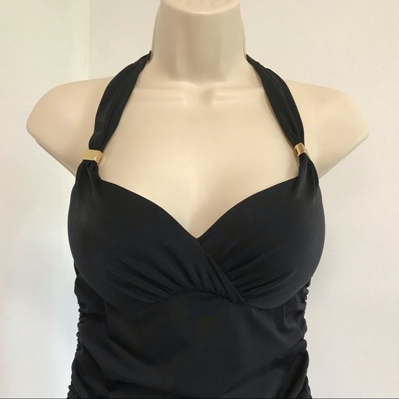 Victoria’s Secret Tankini Top 32C Padded Halter - Picture 2 of 7